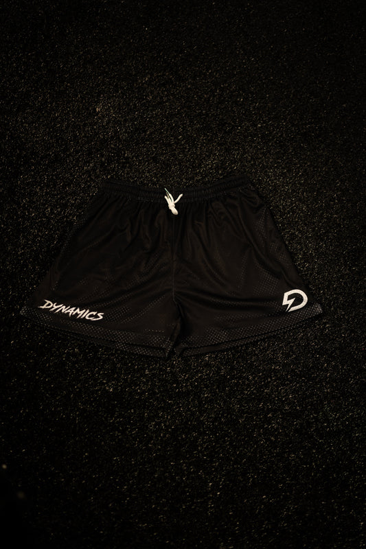 BLACK "LEGACY" MESH SHORTS