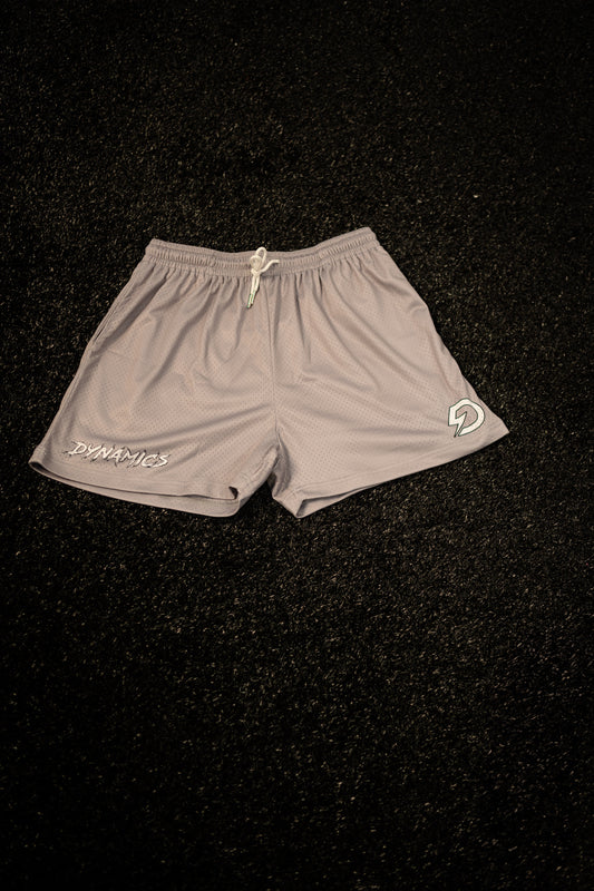 GRAY "LEGACY" MESH SHORTS